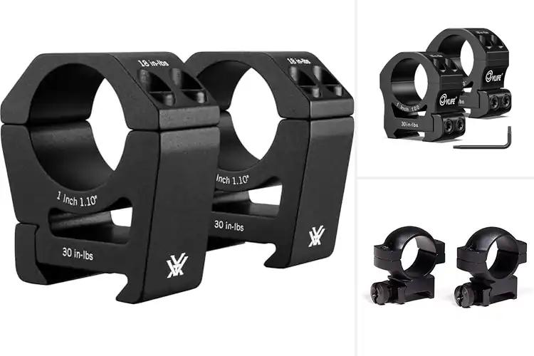 Detailed view of Best 1-inch Scope Rings