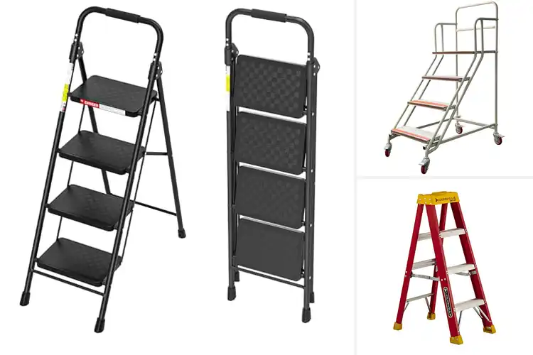 Detailed view of Best 4 Step Ladder Height