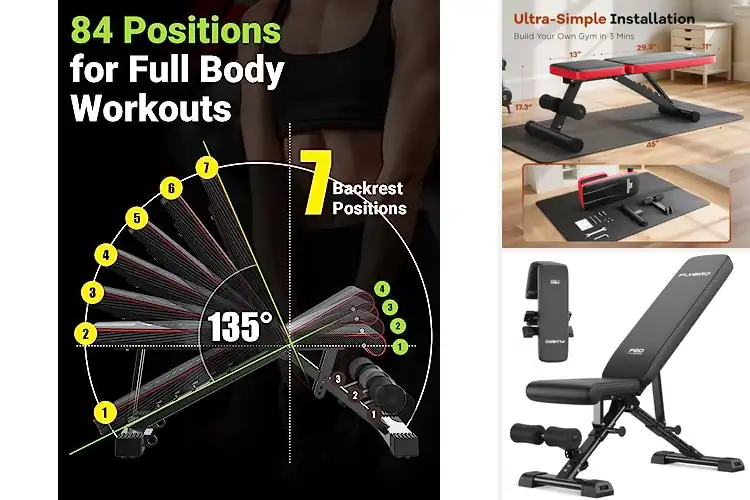 Detailed view of Best Adjustable Weight Benches