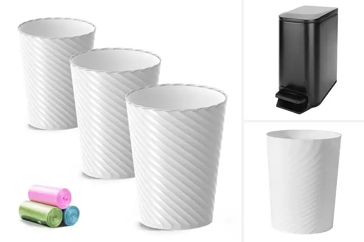 Detailed view of Best Bathroom Trash Cans for a Cleaner, Fresher Space