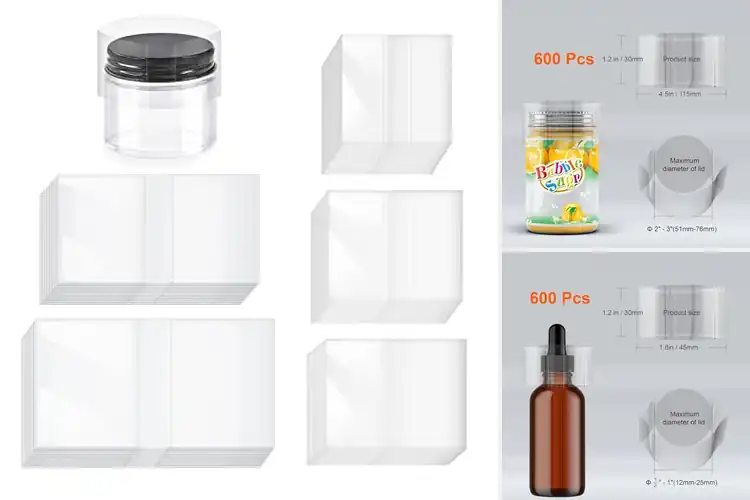 Detailed view of Best Clear Pvc Shrink Bands