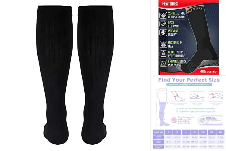 Detailed view of Best Compression Socks For Dvt Support
