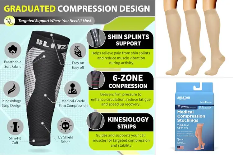 Detailed view of Best Compression Socks For Varicose Veins