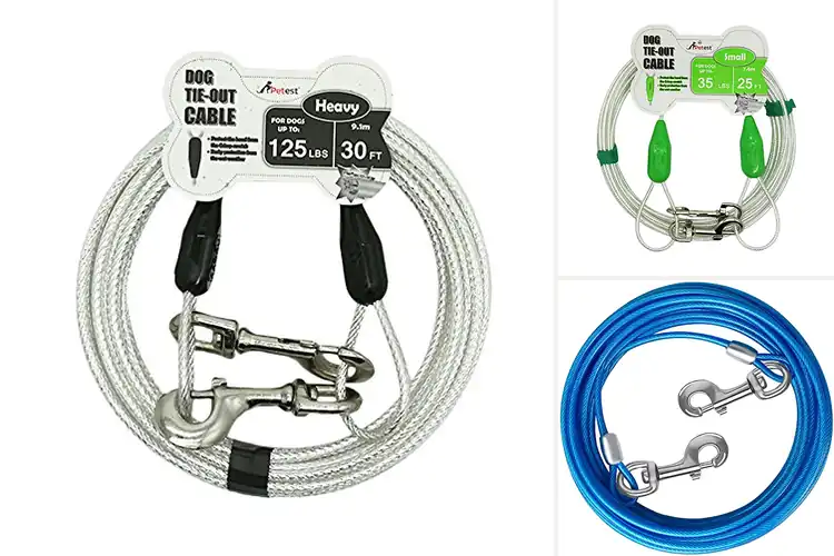 Detailed view of Best Dog Tie Out Cable