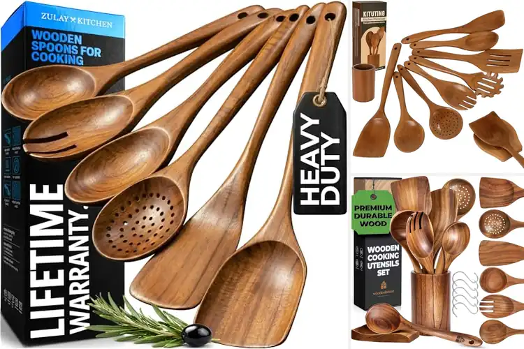 Detailed view of Best Easy To Clean Wooden Spoons