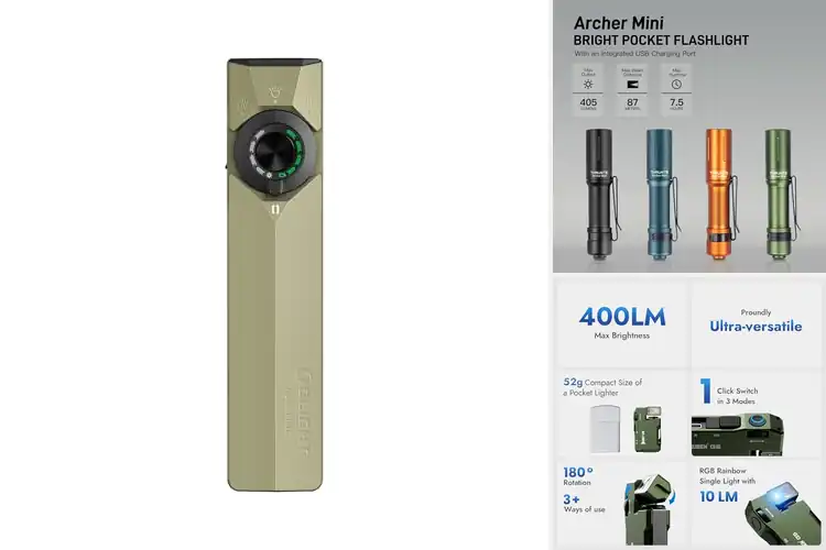 Detailed view of Best EDC Flashlights