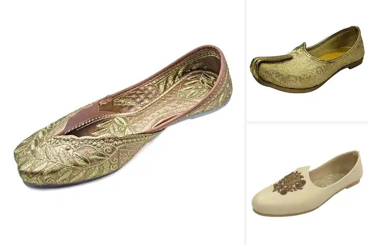 Detailed view of Best Flat Heel Ethnic Mojari