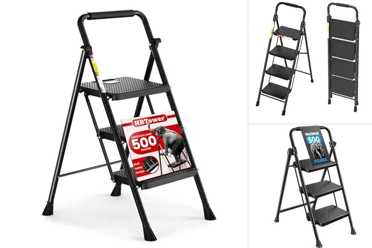 Detailed view of Best Folding Portable Ladder