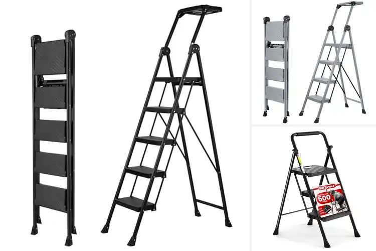Detailed view of Best Heavy Duty Steel Ladder