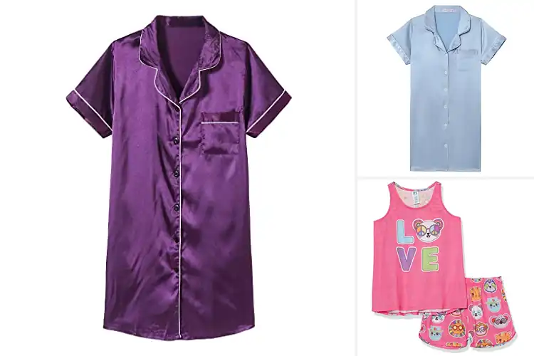 Detailed view of Best High Low Hem Sleepwear For Kids