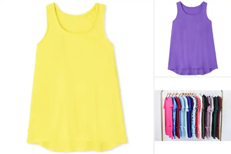 Detailed view of Best High Low Pajama Tops