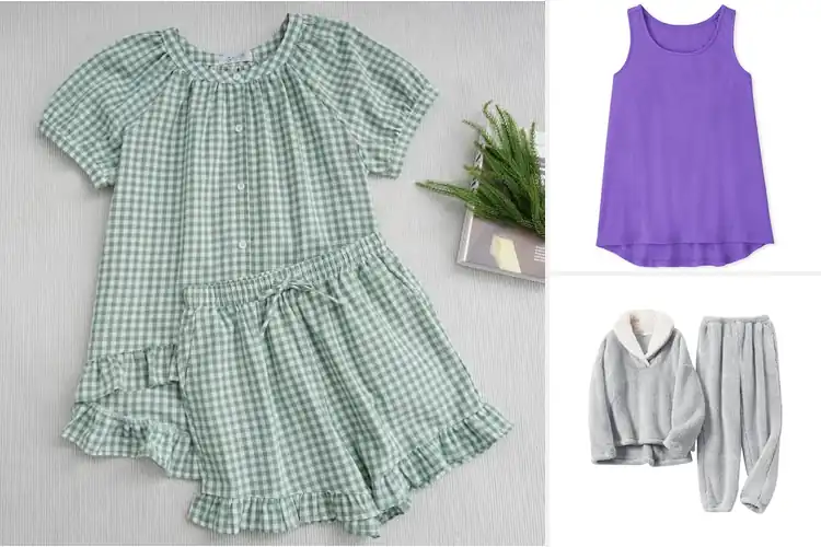 Detailed view of Best High Low Pajamas