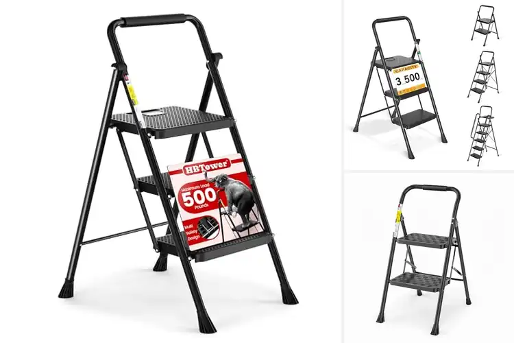 Detailed view of Best Kitchen Ladders: Top 10 Picks for Safety & Convenience