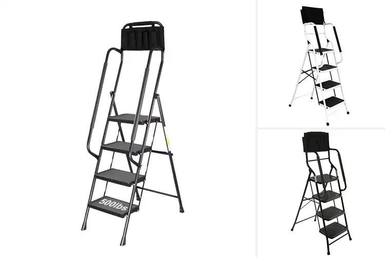 Detailed view of Best Ladders With Attachable Tool Bags