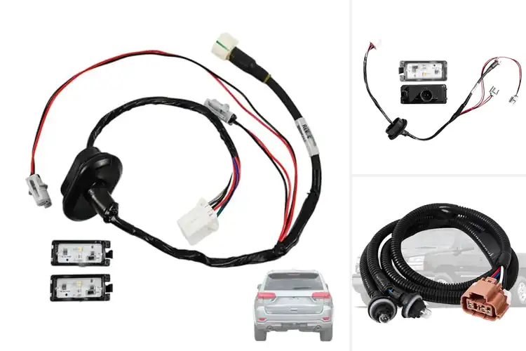 Detailed view of Best License Plate Lamp Harnesses for Safer Night Driving