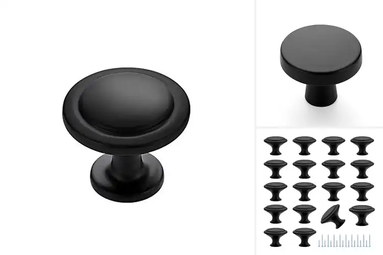 Detailed view of Best Matte Black Cabinet Knobs