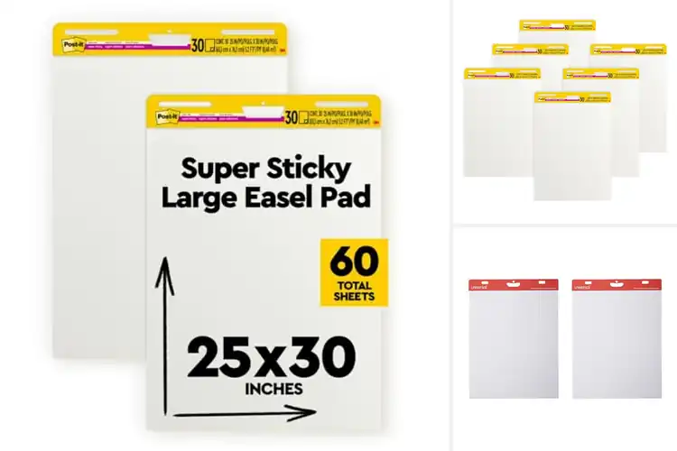 Detailed view of Best Meeting Easel Pads for Clear, Engaging Team Planning