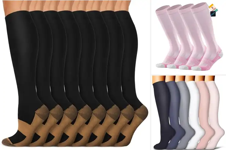 Detailed view of Best Moisture Wicking Compression Socks