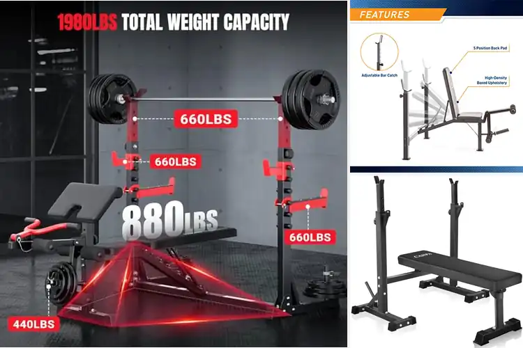 Detailed view of Best Olympic Benches: Elevate Your Home Gym Workouts Safely
