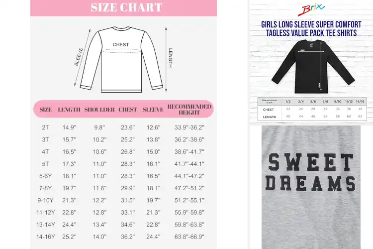 Detailed view of Best Pajama Tops For Girls: Soft Styles Kids Love
