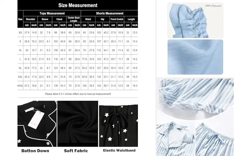 Detailed view of Best Pajamas: Top 10 Picks for Ultimate Comfort & Style