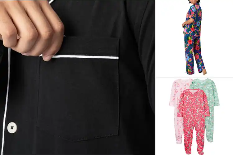 Detailed view of Best Polyester Jersey Pajamas