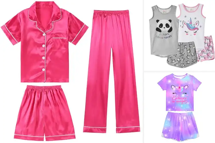 Detailed view of Best Polyester Pajama Tops For Girls