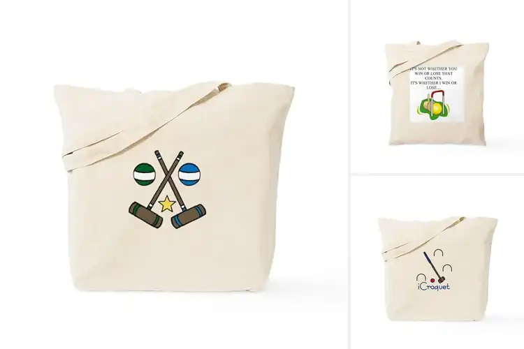 Detailed view of Best Premium Canvas Bag Croquet