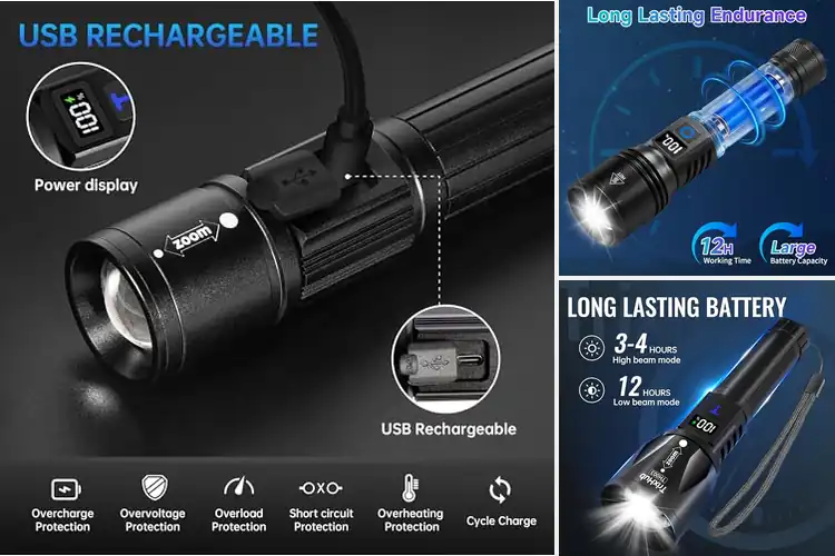 Detailed view of Best Rechargeable Flashlights
