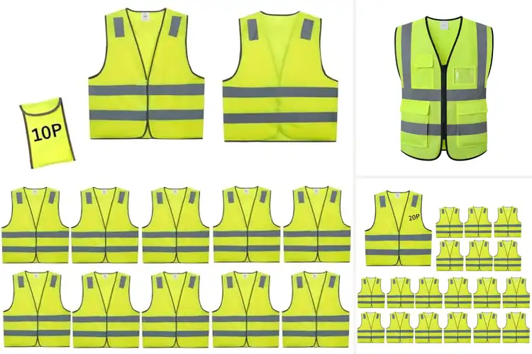 Detailed view of Best Reflective Safety Vests for Maximum Visibility