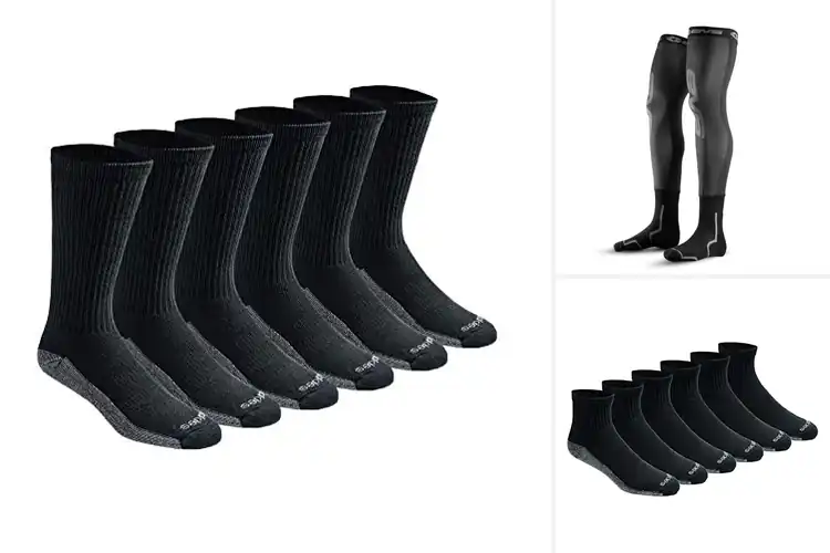 Detailed view of Best Reinforced Heel Toe Compression Socks