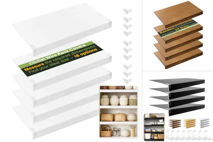 Detailed view of Best Removable Shelf Covers For Organization