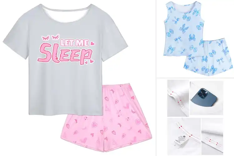 Detailed view of Best Sleepwear Tops For Girls: Soft Styles She’ll Love