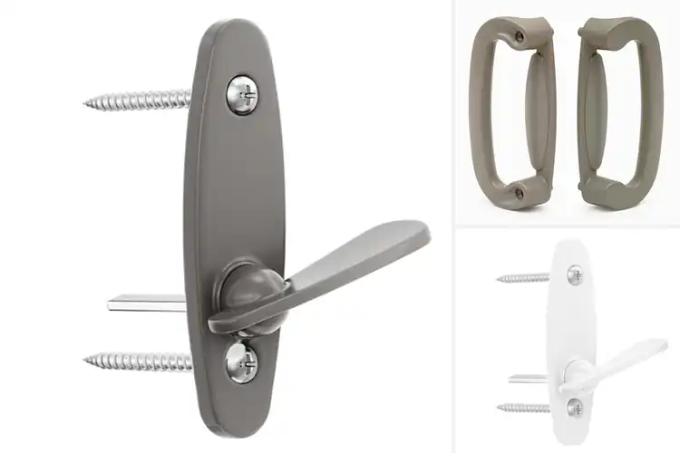 Detailed view of Best Stone Finish Sliding Door Locks