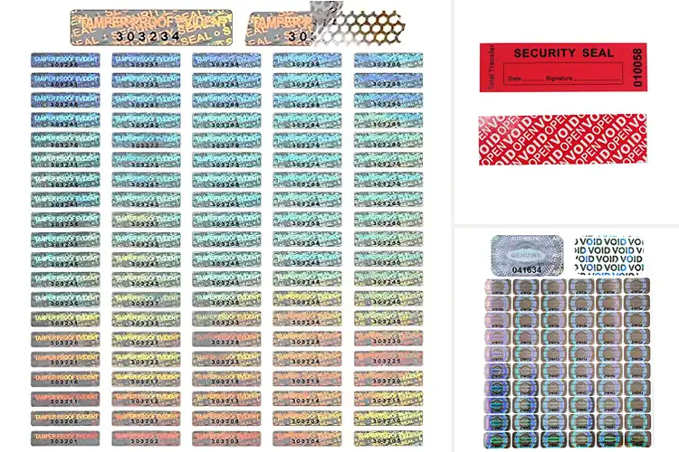 Detailed view of Best Tamper Evident Seals