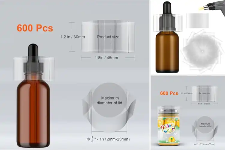 Detailed view of Best Tamper Evident Shrink Bands