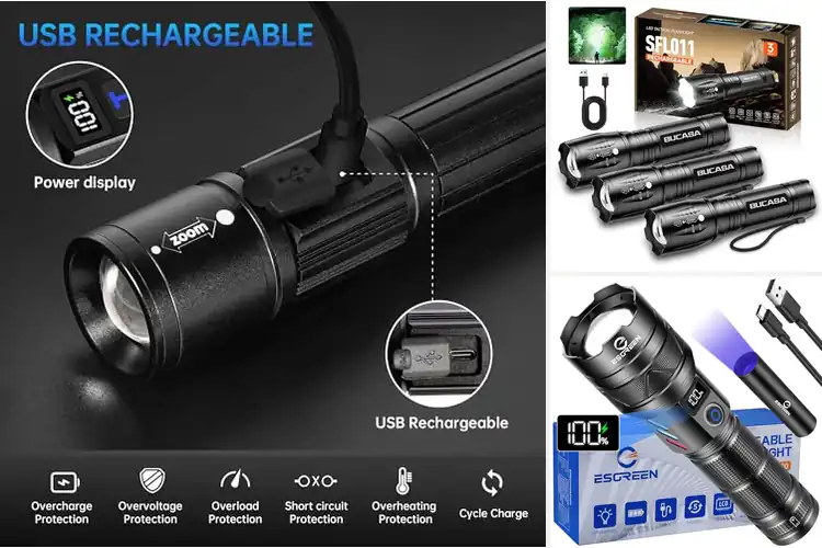 Detailed view of Best USB-C Flashlights