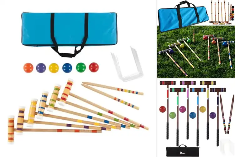 Detailed view of Best Vintage Croquet Sets For Families