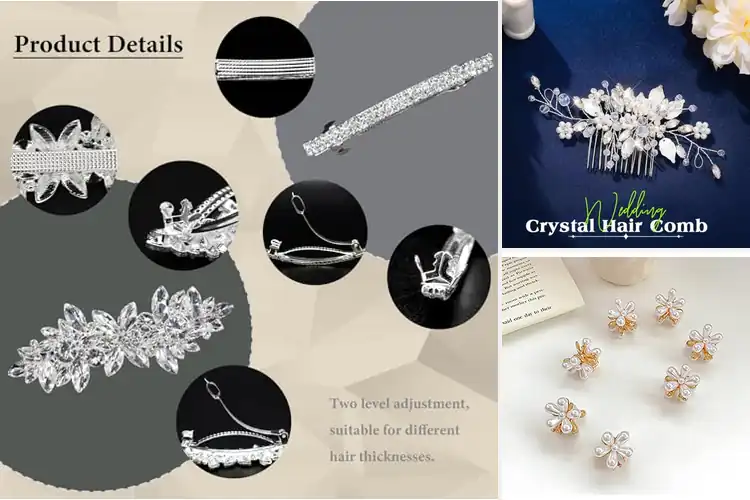 Detailed view of Best Wedding Hair Clips