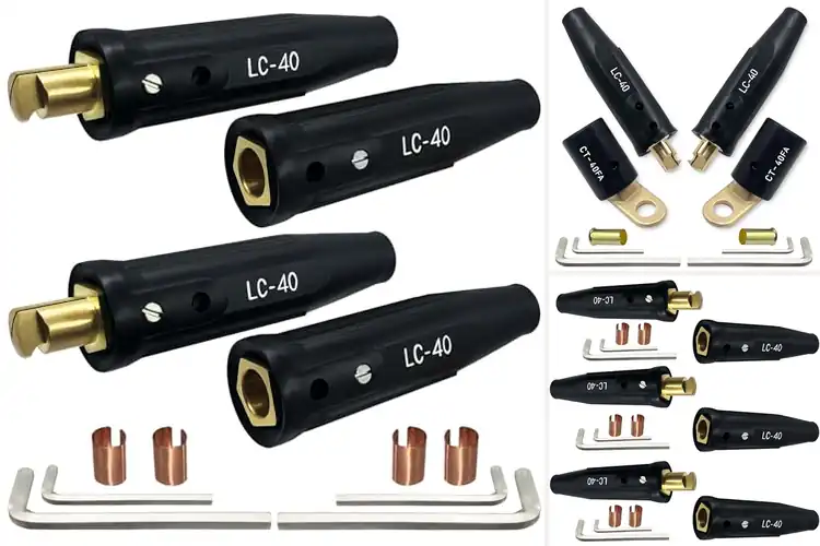 Detailed view of Best Welding Lead Connectors