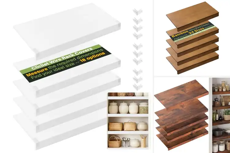 Detailed view of Best Wire Shelf Covers For Pantry: Smooth, Stable Storage