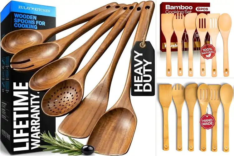 Detailed view of Best Wooden Spoons For Cooking